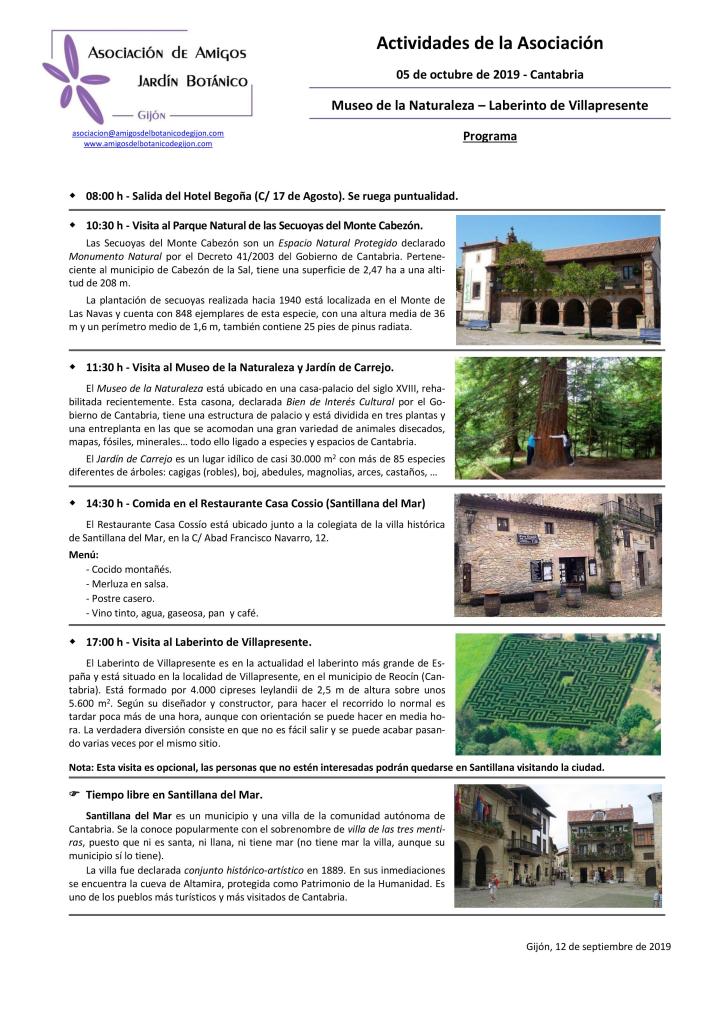 Excursión a Cantabria